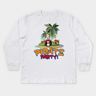 Hawaiian Merch Hawaiian Design Hawaiian Kids Long Sleeve T-Shirt